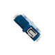 LC/UPC Single-mode Duplex Adapter - Blue - SSF-DLCLC-SMADP LC/UPC Single-mode Duplex Adapter - Blue - SSF-DLCLC-SMADP